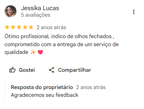 Avaliação Google 1